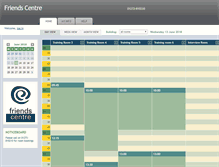 Tablet Screenshot of friendscentre.bookmeetingroom.com